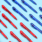 deegtran Pens Bulk, 50 Pack No Bleed Blue & Red Ink Click Pens - Image 5