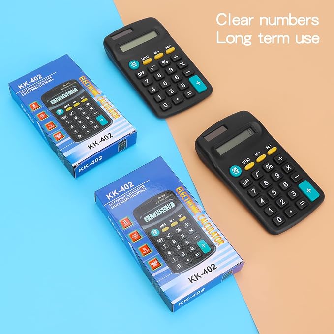 Riccioney 24 Pack Basic Mini Calculators - Image 7