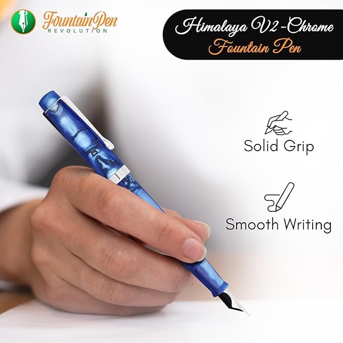 FPR Himalaya V2-Chrome Ultra Flex Nib Pen - Image 2