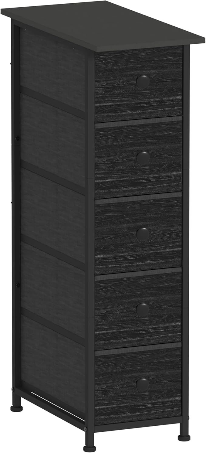 GiftGo Narrow Dresser Vertical Slim Dresser Chest of Drawers Skinny Storage - Image 7