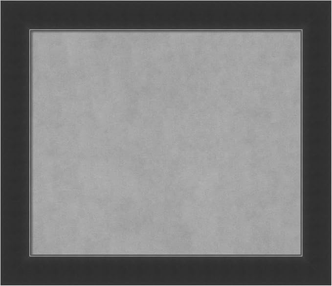 Amanti Art Black Framed Magnetic Board 25x29 Medium Vision Board by AmantiArt