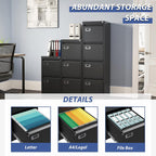 4 drawer file cabinet, filing cabinets for home, package contents