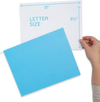 25 Blue Summit Supplies Pretty Hanging File Folders, Pastel Gem Tone Assorted - Image 2