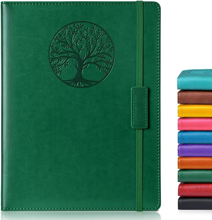 Biuwory Lined Journal Notebook for Women Men, 256 Pages B5 Large Hardcover by Biuwory