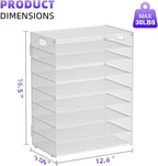 Marbrasse Paper Organizer Letter Tray, 9 Tier Mesh File Organizer - Image 5