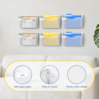 Samstar 6 Pack Mesh Wall Mounted File Holder Metal Wall File Pocket Mail - Image 3