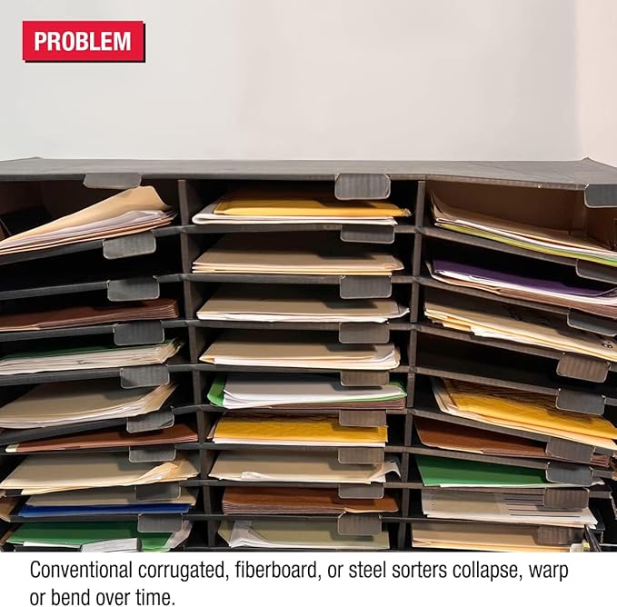 Ultimate Office TierDrop™ 40-Slot, 47 ½"w Literature, Mail and Classroom Sorter - Image 2