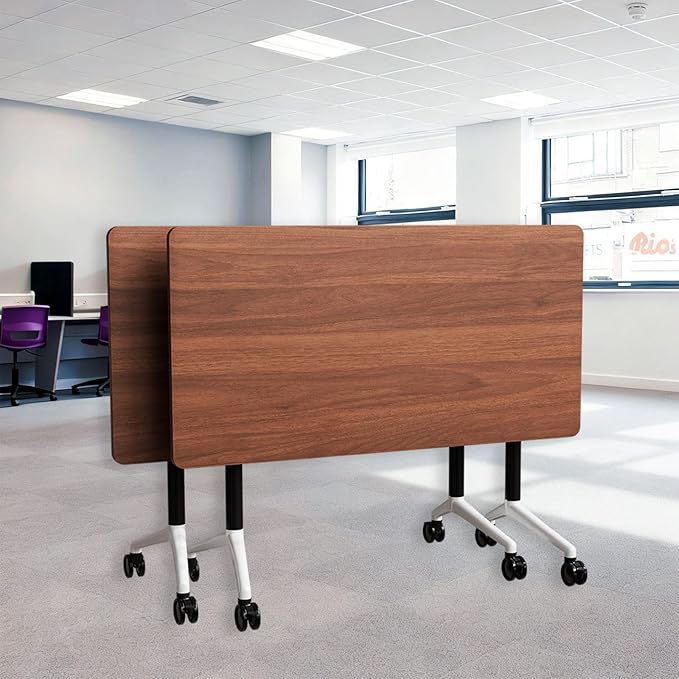 Goakwwuz Conference Room Table, Folding Conference Tables, Thicken Grey Tabletop by Goakwwuz