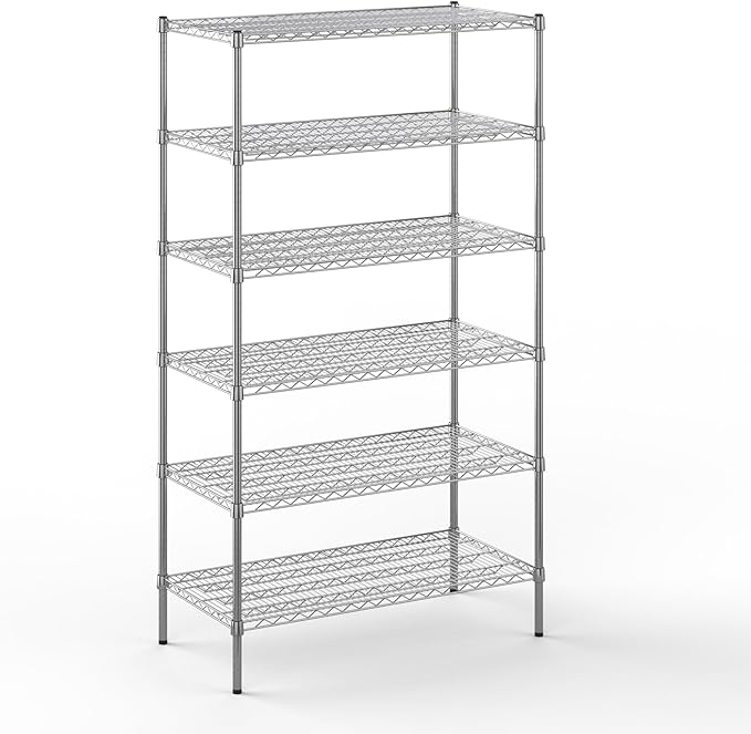 Regal Altair 21" Deep x 42" Wide x 74" Height Wire Shelving Kit | 6-Tier | NSF by Regal+Altair
