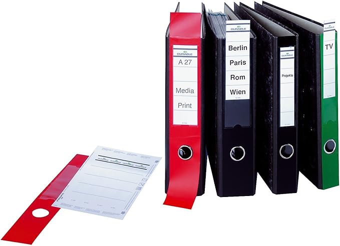 Durable 809004 Ordofix Self-Adhesive Spine Labels - Image 3