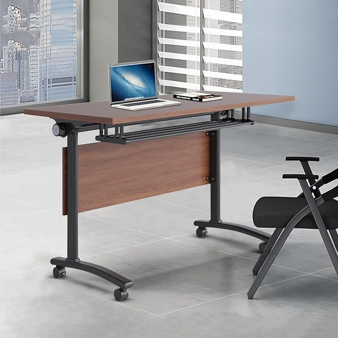 czxhaery Conference Room Table, Flip Top Conference Table The Folding - Image 7