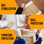 24" x 2" x 2" Reinforced Cardboard Edge Protectors, White (Pack of 12) – 0.16" Thick Heavy-Duty Cardboard Corner Protectors for Shipping – American Quality V-Board Pallet Edge Protectors | 0.16" Thick Heavy-Duty Cardboard Corner Protectors for Shipping