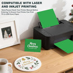 Cardstock 8.5 X 11, 40 Sheets, Christmas Green Card Stock, 65lb/ 180gsm - Image 4