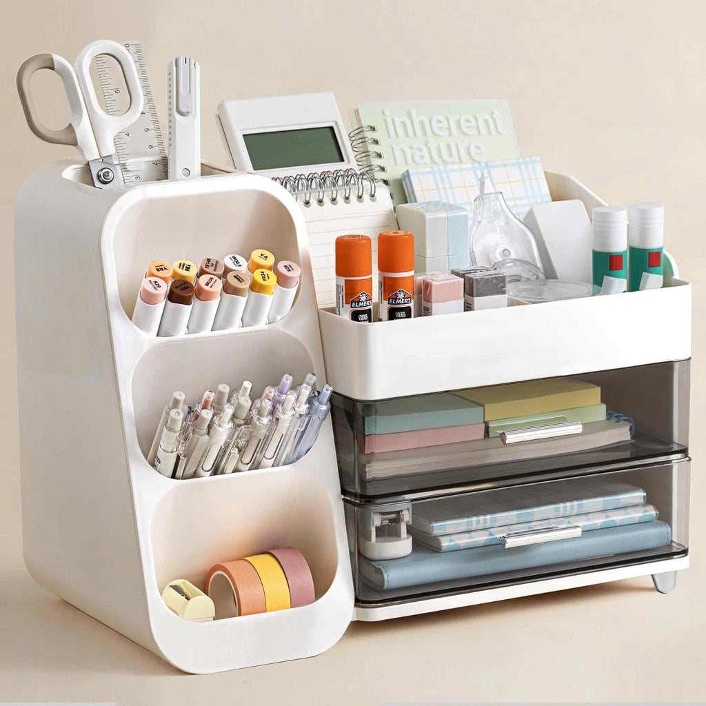 hblife desk organizer with pen pencil holder for, main product view