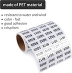 5001-6000 Consecutive Number Inventory Stickers Self Adhesive Waterproof Labels - Image 4