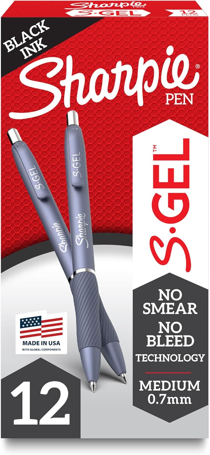 Sharpie S-Gel Gel Pens, Medium Point, Journaling, Note-Taking, Teacher Supplies - Image 6