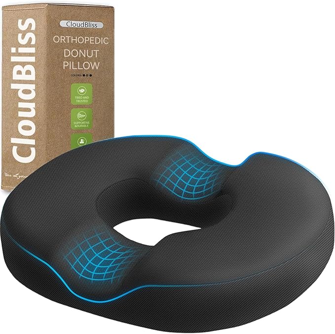 CloudBliss Donut Pillow Seat Cushion by CloudBliss