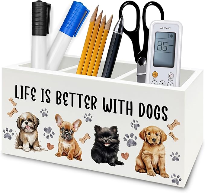 QZQE Dog Pen Pencil Holder Organizer by Unknown