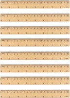 144 Packs Wooden Rulers, 8 Inch Double Sided Wood School Ruler - Image 2