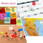 1000 Pcs Multi-Color Push Pins, Map Pins - Image 6