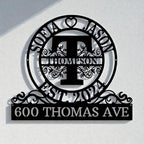 Custom Metal Signs | Personalized Monogram Name Sign | Outdoor Wall Art - Image 5
