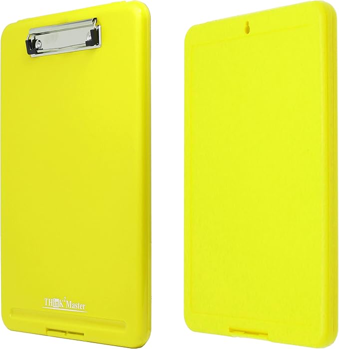 Think2Master Yellow Plastic Storage Clipboard. | 25% Heavier & 25% Sturdier| - Image 5