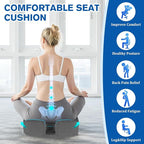 CushyOasis Seat Cushion, Gel Chair Cushions, Office Chair Cushions, Anti-Slip - Image 5