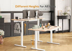 Claiks Standing Desk with Drawers, 48x24 Inch Stand Up Electric Adjustable - Image 2