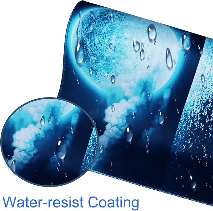 Naukay Large Mouse Pad, 31.5x15.7 inch Large Extended Computer Keyboard Mouse - Image 5