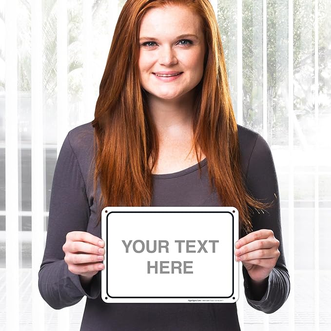 Custom Sign, Personalized Metal Signs, Customize - Image 2