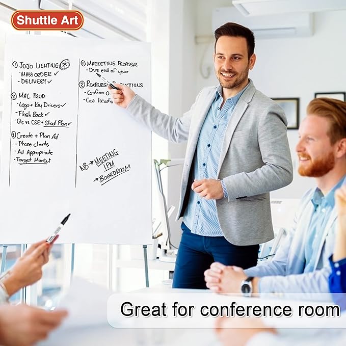 huttle Art Dry Erase Markers, 120 Pack Black Whiteboard Markers - Image 5