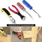 QWORK 4 Pcs Staple Remover Tool and Nail Puller Set, End Cutting Plier - Image 7