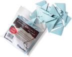 Blueline® Document Corners, Light Blue, 100 Per Resealable Pack, 2" x 2" (A100)
