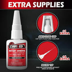 Thick Super Glue Clear Heavy Duty Ca Glue Repair Wood Furniture Plastic Crafts - Image 4