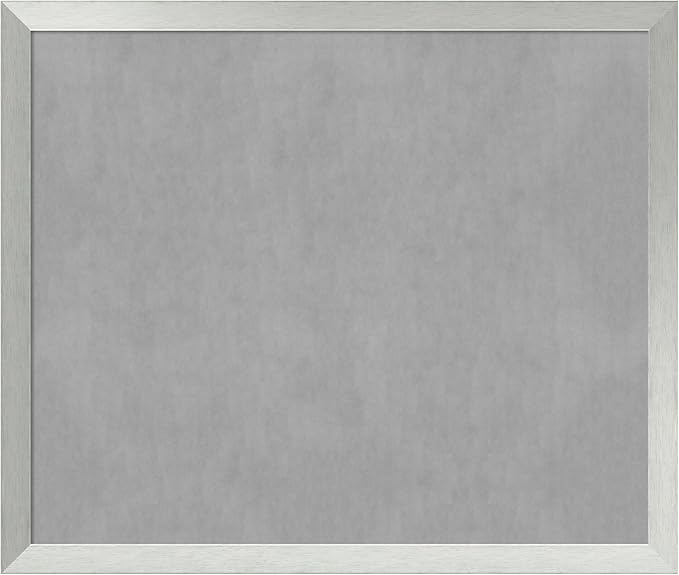Amanti Art Silver Framed Magnetic Board 44x52 Oversize Vision Board by AmantiArt