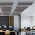 2” Thick Acoustic Panels with Hanging Brackets to the Wall, Mud Grey - Image 5