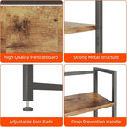 Desk Shelf with Drawer, 41.3" Desktop Organizer Shelf, Desk Hutch - Image 8