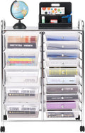 DORTALA 15-Drawer Rolling Storage Cart by DORTALA