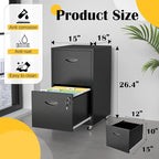 SteeLoong 2 Drawer File Cabinet - Image 3