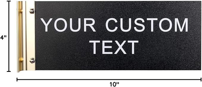 Custom Double-Sided Corridor Sign Personalized Hallway Corridor Sign Door Flag - Image 6