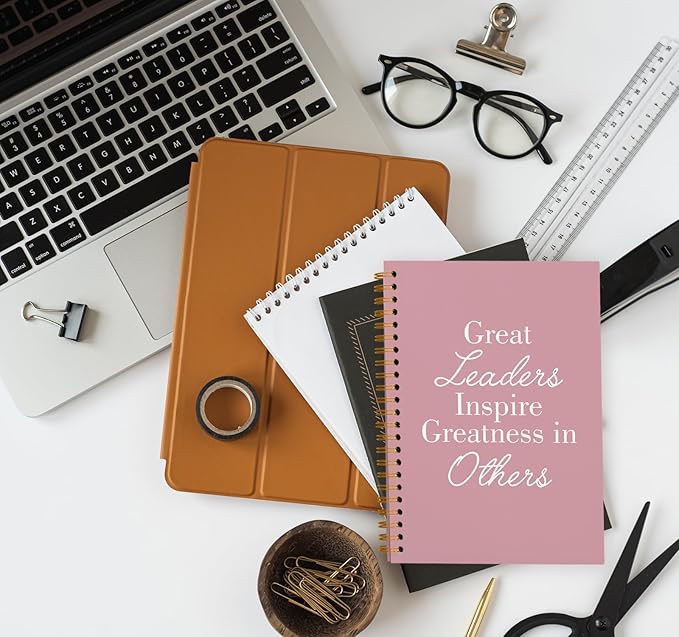 OXW Pink Meeting Notebooks for Work, Leadership Gifts Office Work Notebook - Image 5