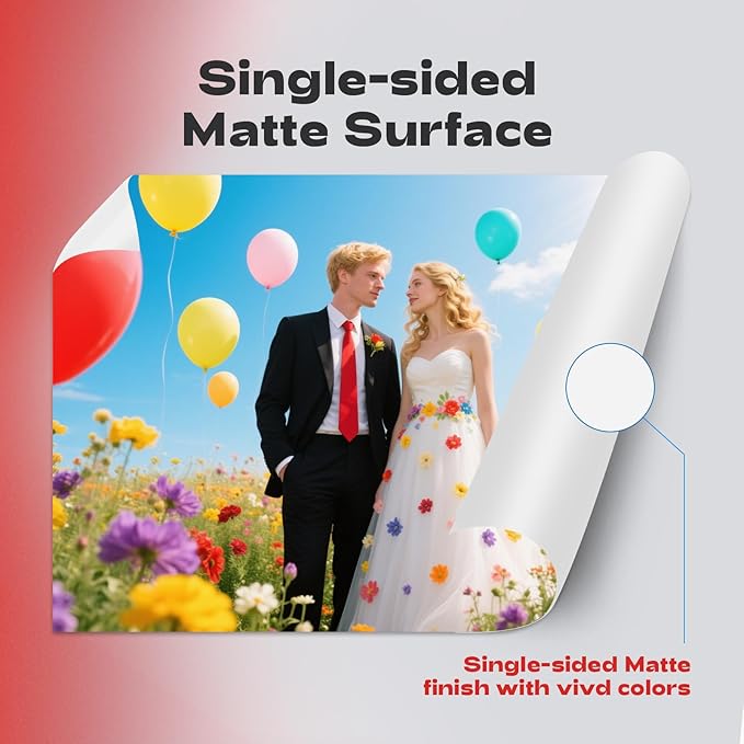 HARTWII 120 Sheets Thin Matte Presentation Photo Paper tabloid paper 11x17 - Image 4