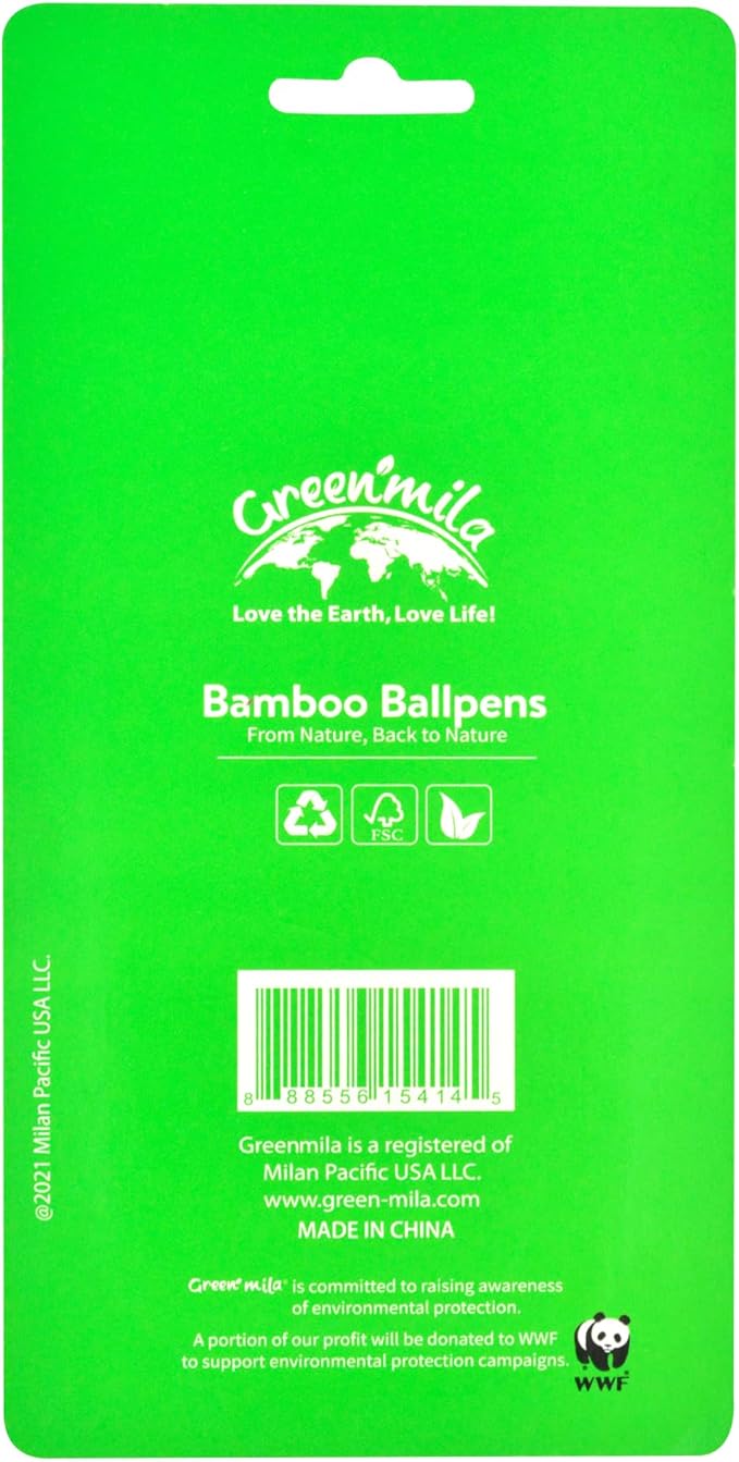 Green Mila Durable Pens, 1.0mm Ballpoint Pens Premium Writing Quality - Image 6