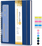 Graph Paper Notebook, Spiral Notebook Journal 8.5” x 11”, A4 Large Grid by UEBZFOCS