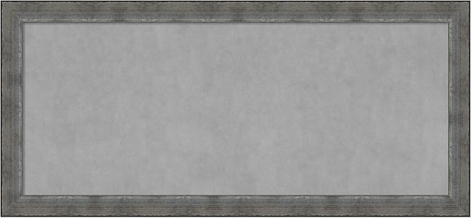 Amanti Art Silver Framed Magnetic Board 24x52 Oversize Vision Board by AmantiArt