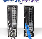 Split Wire Loom Tubing, 25ft Cord Protectors from Pets No Chew, Flexible Wire - Image 6