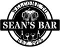 Custom Bar Sign Personalized Name Bar Wall Decor by HZYCYYFC