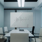 TOWON 6 x 4ft Glass Whiteboard Wall – Magnetic White Dry Erase Board - Image 3