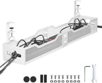 Under Desk Cable Management Tray White, Litwaro Cable Management Under Desk No - Image 8