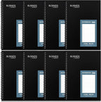 Resurhang 8 Pack Wirebound Business Notebook Legal Ruled Spiral Notebook 6-5/8" by Resurhang